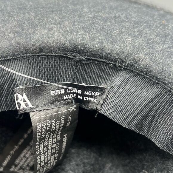 Zara Lana Wool Grey Fedora Boho Hat - Picture 4 of 5